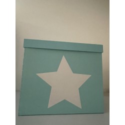 Caja packaging azul estrella
