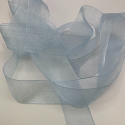 Lazo organza color azul claro