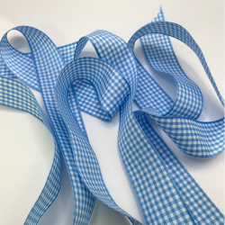 Lazo cuadros Vichy azul